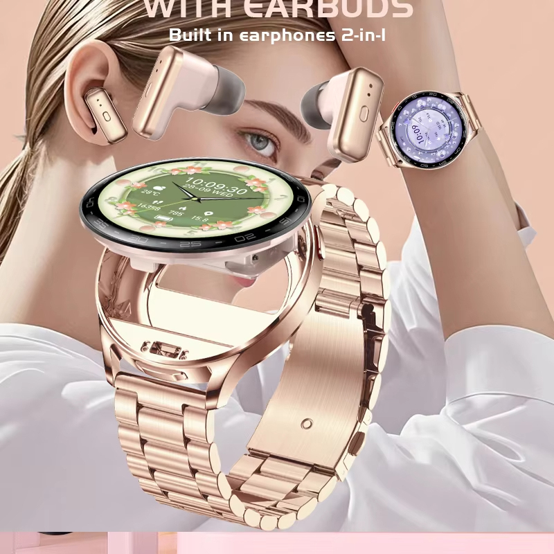 TWS 2-in-1 Headset Smart Watch - Smartwatch Luxury Watches For Women 评论和价格