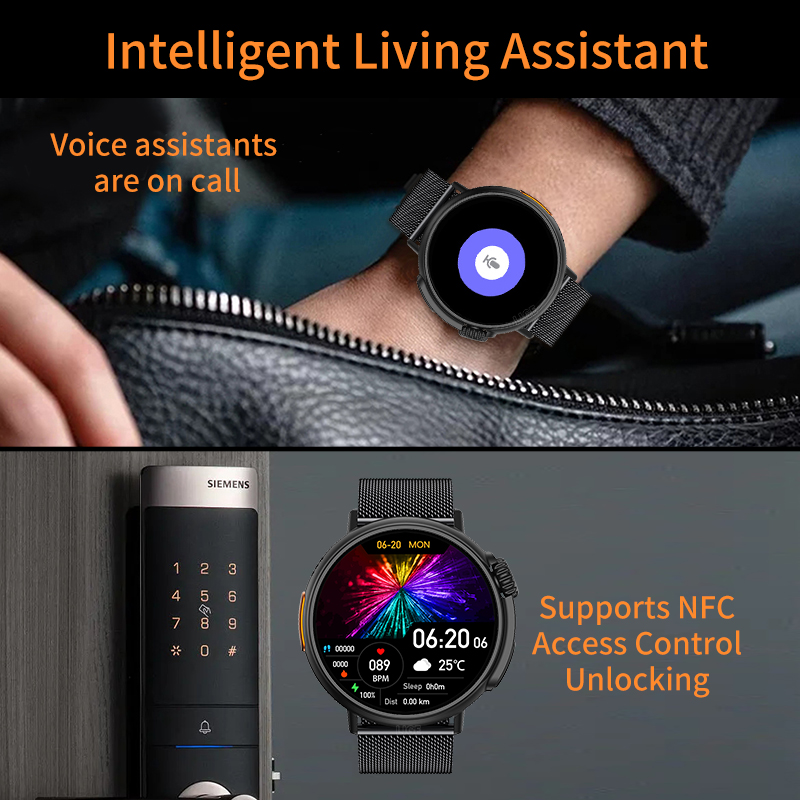 New NFC Luxury Military Women  - Smartwatch Luxury Watches For Women 评论和价格