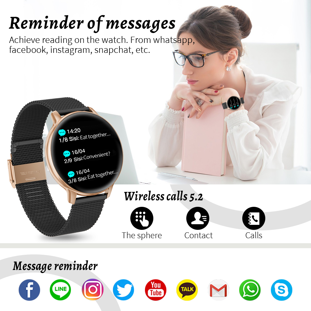 FOXBOX Smart watch Health Moni - Smartwatch Luxury Watches For Women 评论和价格