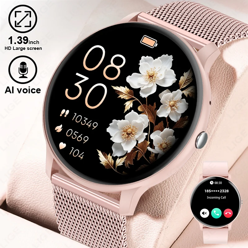 LIGE Bluetooth Call Smart Watc - Smartwatch Ladies Watches For Women 评论和价格