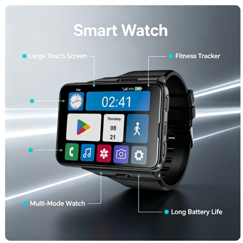 S999 Plus Smart Watch, 4G Andr - Smartwatch Watches For Women 评论和价格