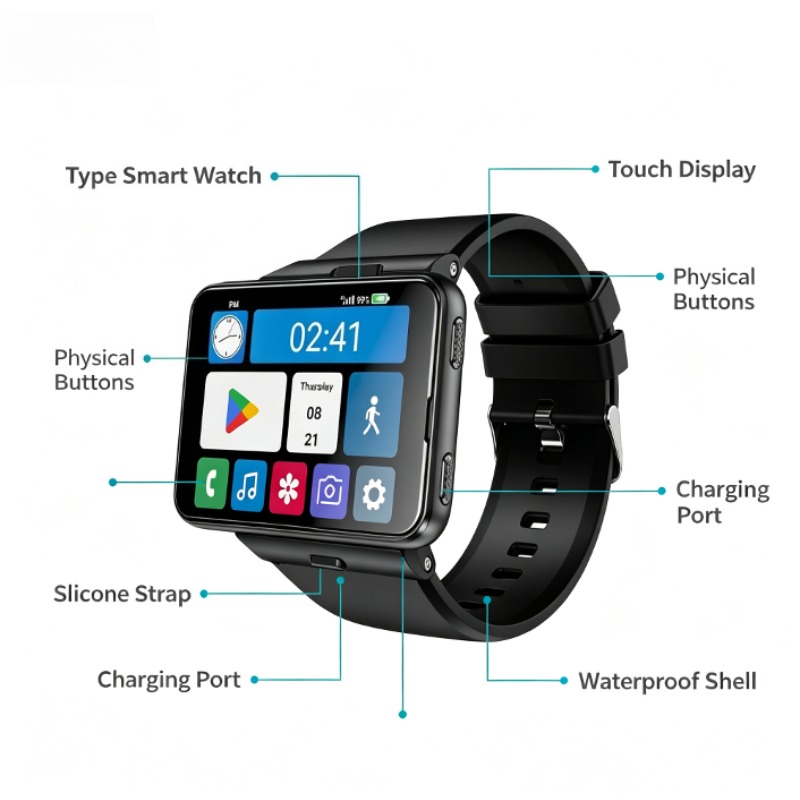 S999 Plus Smart Watch, 4G Andr - Smartwatch Watches For Women 评论和价格