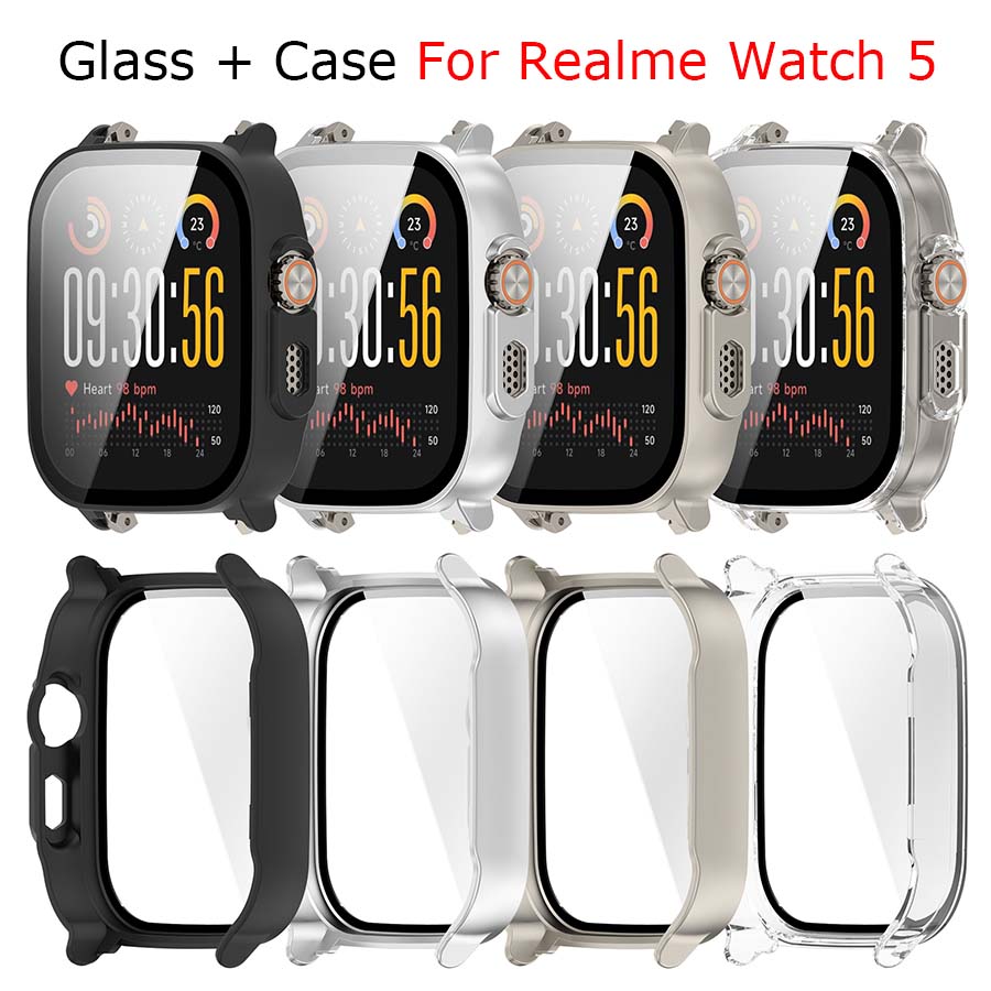 Hard PC+Tempered Glass Case Fo - Watch S Realme 评论和价格