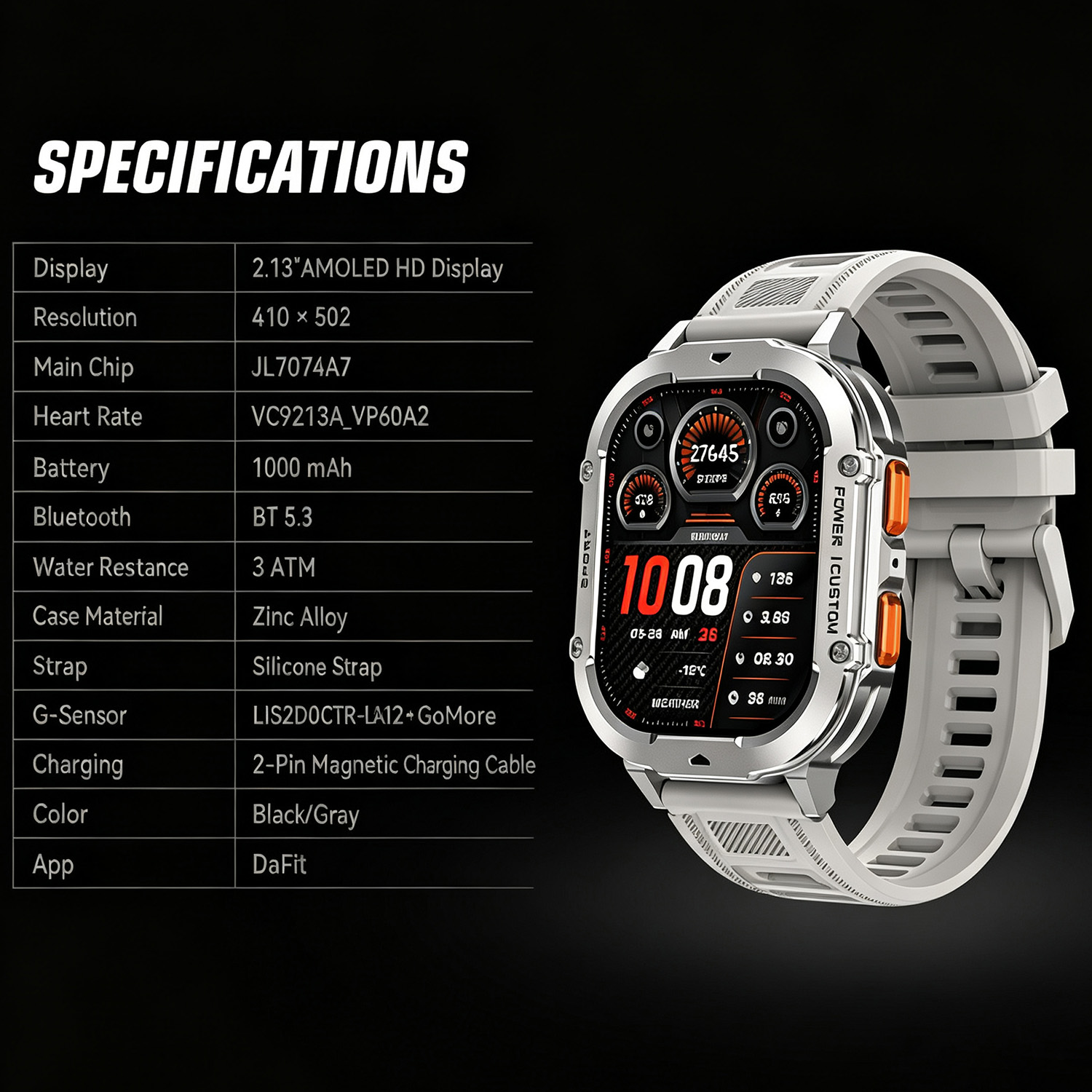 New Arrival LEADOYS X7 Rugged  - Watch X7 评论和价格