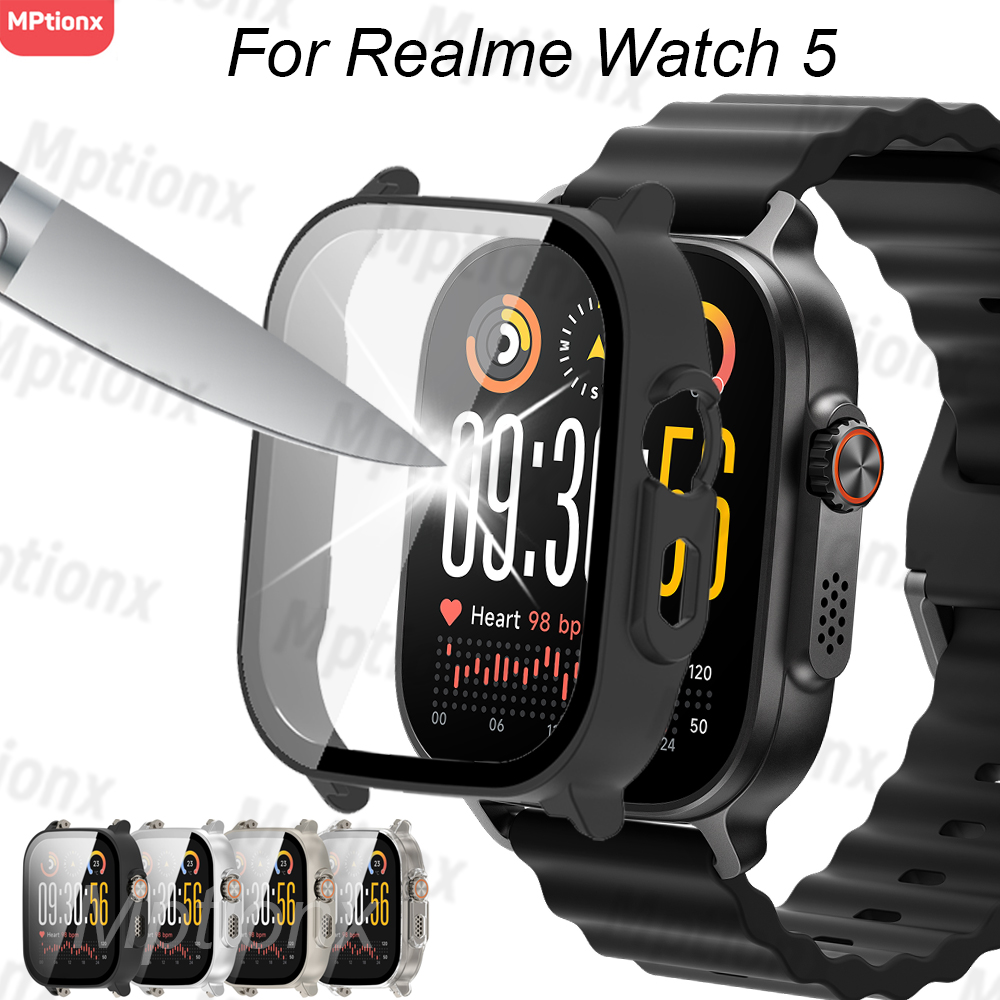 PC Case+Glass for Realme Watch - Watch S Realme 评论和价格