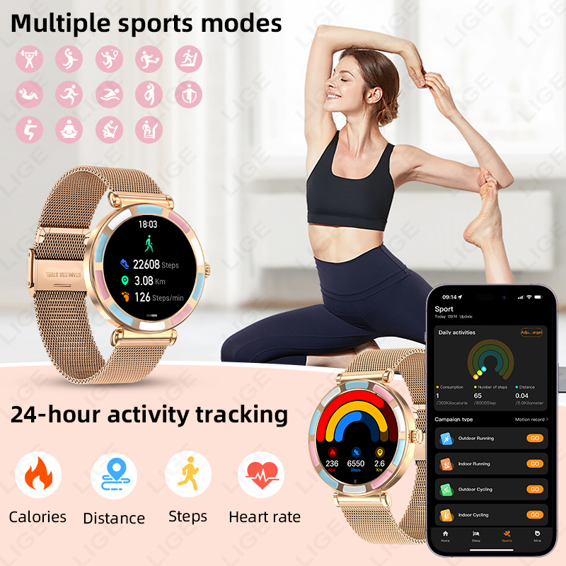 2026 LIGE Luxury Smart Watch F - Smartwatch Luxury Watches For Women 评论和价格